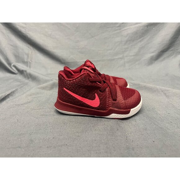 Nike Toddlers Kyrie 3 (TD) Sneakers Red White Size 5c NEW WITH BOX! - Picture 9 of 10